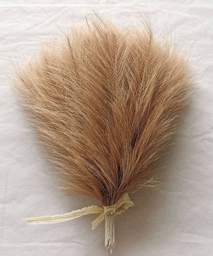 Skorter | 20 Pieces Bohemian Fluffy Artificial Pampas Grass Colorful