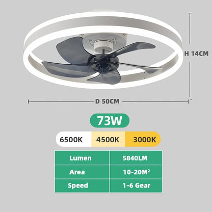 Skorter | Aura Silent LED Ceiling Fan Light