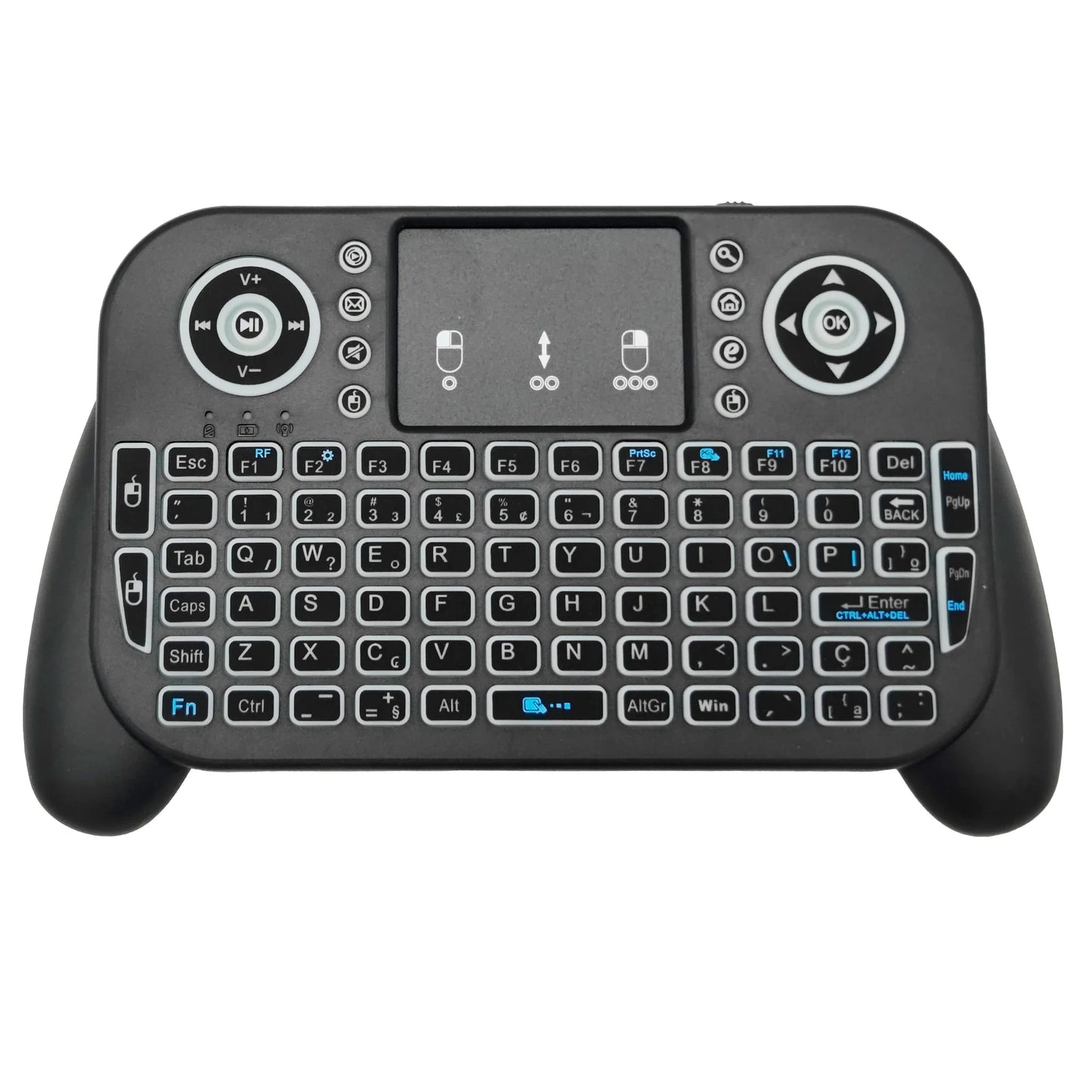 Skorter | V8 Mini Wireless Keyboard - 7 Color Backlit