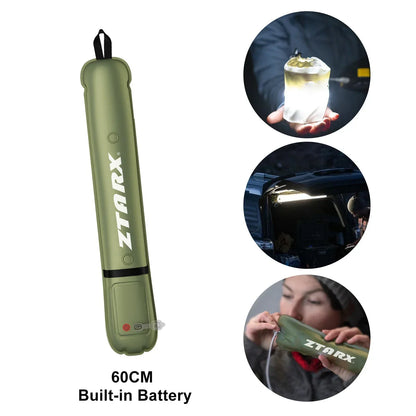 Skorter | Inflatable Solar LED Tube Light - LumiGlow Pro