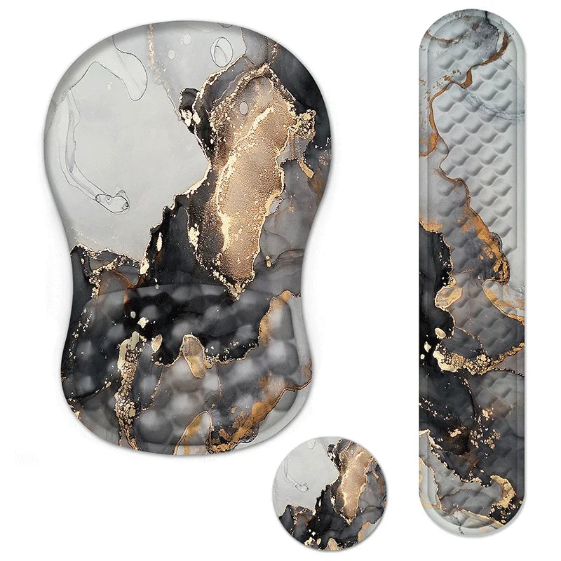 Skorter | Ergonomic Memory Foam Mouse Pad with Wrist Rest - Pain Relief Support