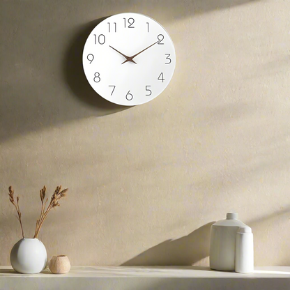 Skorter | Modern Minimalist Wall Clock - Silent Non-Ticking Design - Perfect Decor