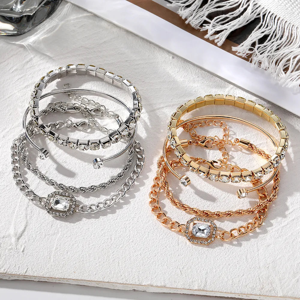 Skorter | Adjustable 4 Piece Chain Bracelets Set