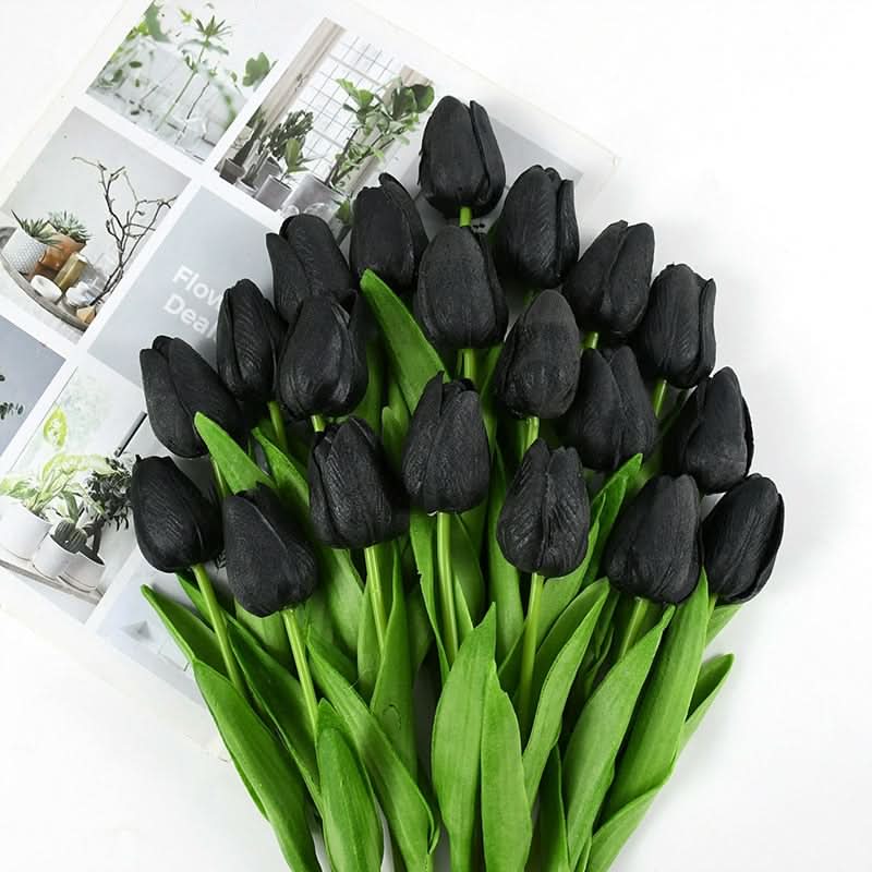 Skorter | Artificial Tulip Bouquet with Realistic Lifelike Flowers