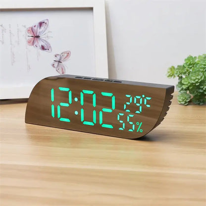Skorter | LED Digital Alarm Clock with Dual Display & Unlimited Snooze