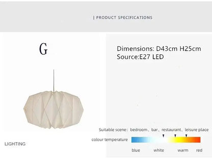 Skorter | Elegant origami-inspired paper lantern