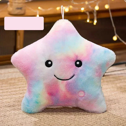 Skorter | LED Star Plush Light - Soft Glow Star Pillow Doll, Plush Toy for Kids & Home Decor, Perfect Birthday Gift