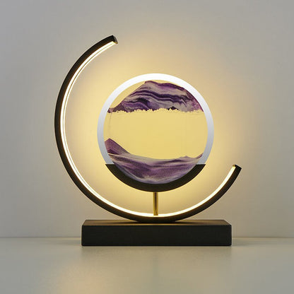 Skorter | LED Table Lamp with Moving Sand Landscape – SandLight