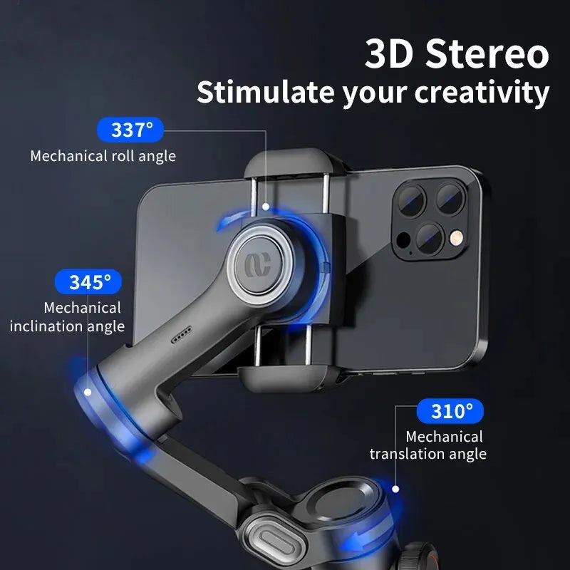 Skorter | 3-Axis Smartphone Gimbal Stabiliser with AI Tracking & Face Detection – Alvion