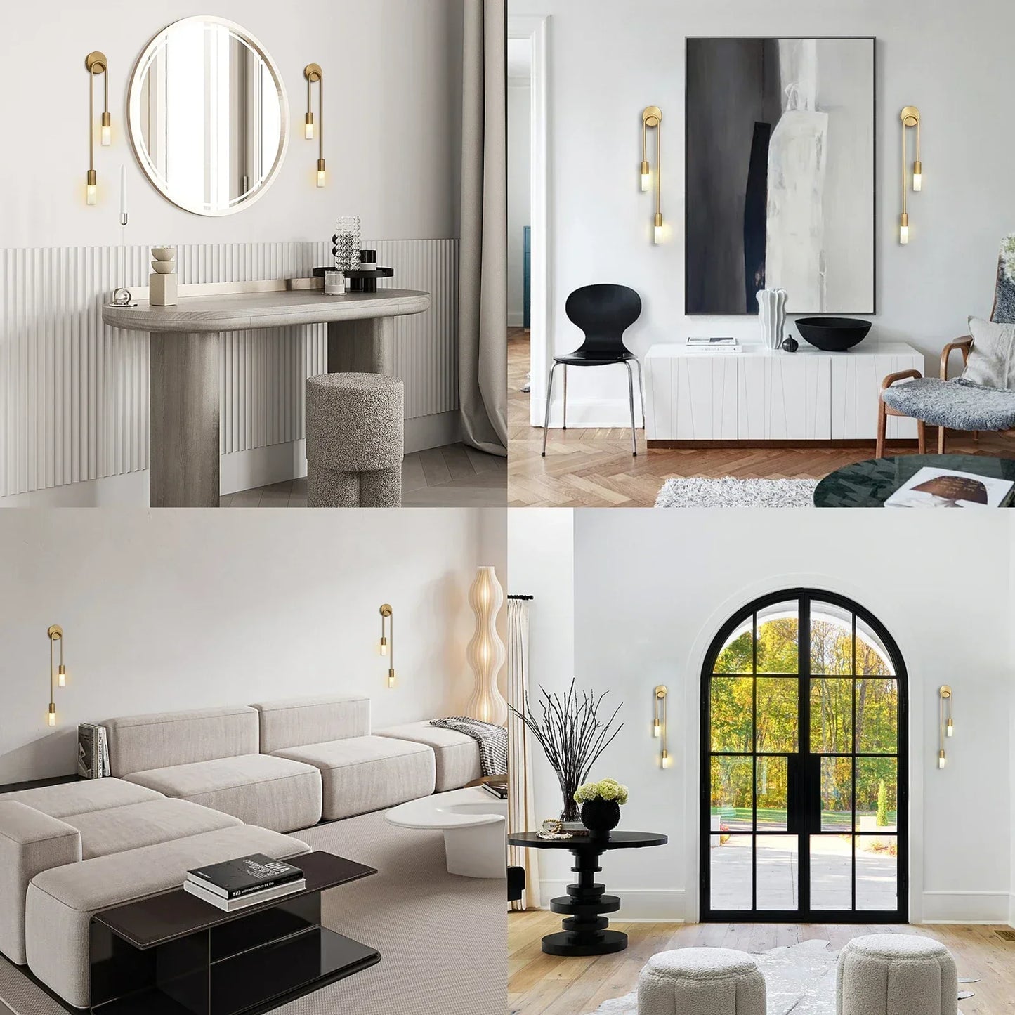 Skorter | Modern Wall Lamp in Gold
