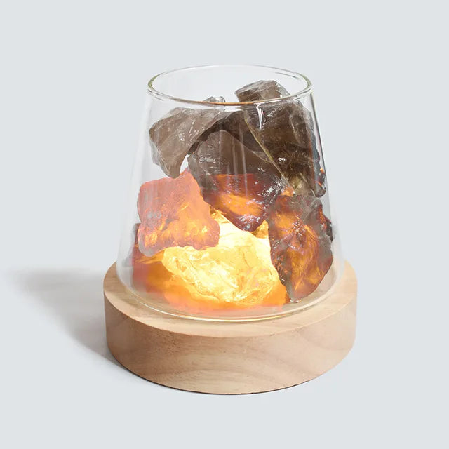 Skorter | Himalaya Salt Lamp - Crystal Night Light & Essential Oil Diffuser