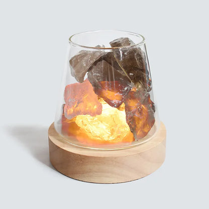 Skorter | Himalaya Salt Lamp - Crystal Night Light & Essential Oil Diffuser