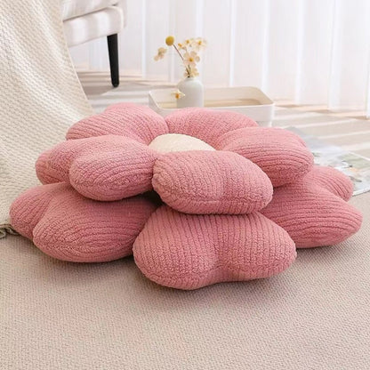 Skorter | Fluffy Clover Flowers Pillow
