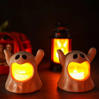 Skorter | Light Ghost Halloween Lamp – LED Ghost Decoration with Battery Lighting