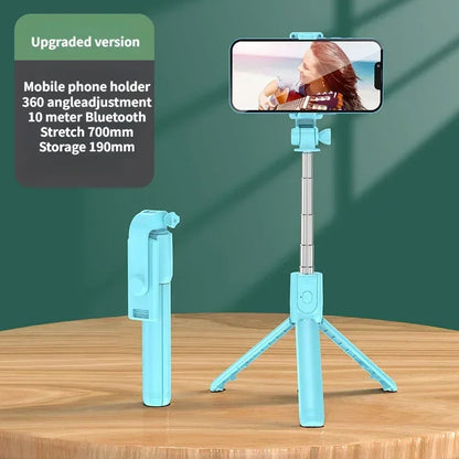 Skorter | Wireless Selfie Stick Tripod with Light, Bluetooth Remote for iPhone, TikTok Live Streaming