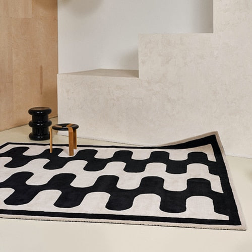 Skorter | Checkerboard Plush Bedroom Carpet