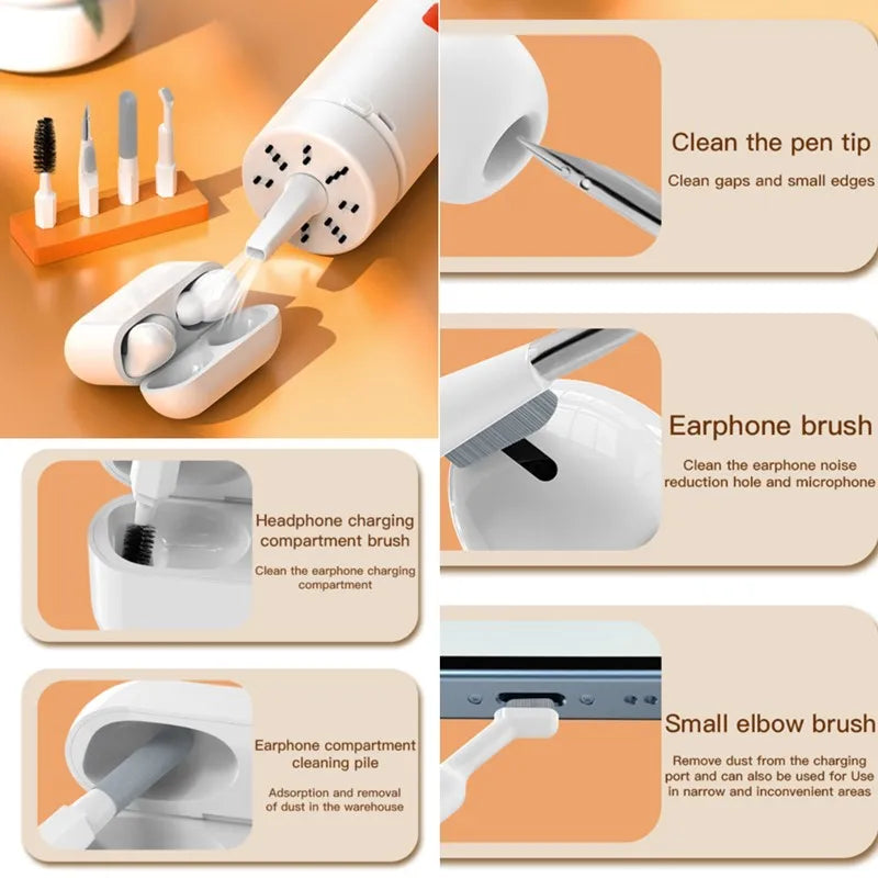 Skorter | 21-in-1 Rechargeable Mini Vacuum & Brush Set