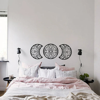 Skorter | Black Moon Phases Wall Hanging