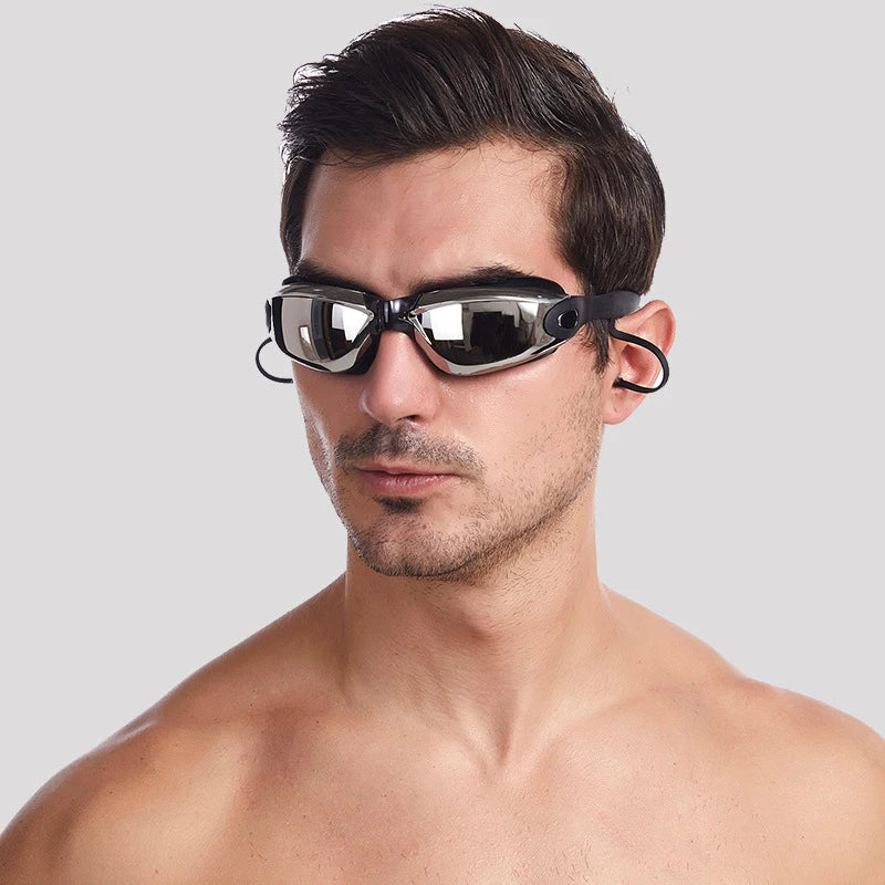 Skorter | Professional Waterproof Plating Swim Goggles for Adults - Anti-Fog