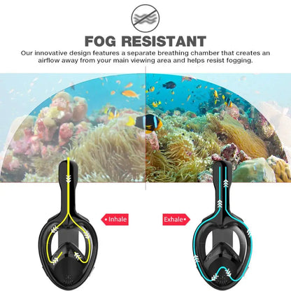 Skorter | Anti-Fog Full Face Underwater Snorkeling Mask Set