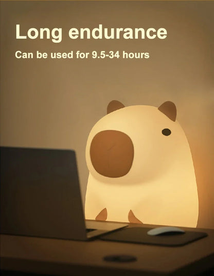 Skorter | Capybara Night Light - LED Touch Sensor Lamp