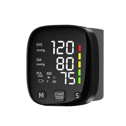Skorter | Rechargeable LED Wrist Blood Pressure Monitor with Voice Function – HeartGuard