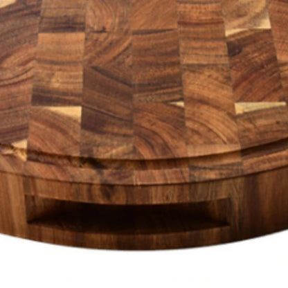 Skorter | ButcherGrain | Thick round acacia butcher block
