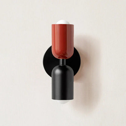 Skorter | Double Head Wall Lamp Black Base