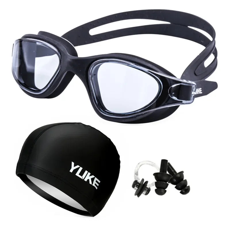 Skorter | Anti-Fog Waterproof Swimming Goggles - Stylish Plated Eyewear