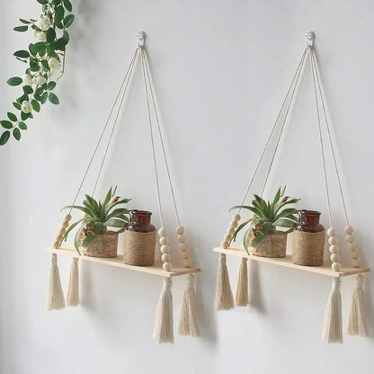 Skorter | BohoString - Macramé Wooden Wall Piece