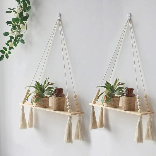 Skorter | BohoString - Macramé Wooden Wall Piece