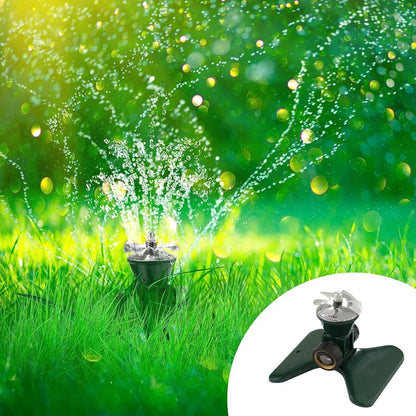 Skorter | 360-Degree Automatic Rotating Metal Lawn Sprinkler – Effective Garden Watering Spray Head