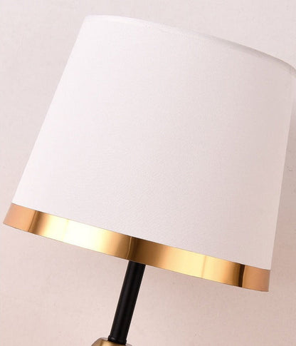 Skorter | GiltGlow – Elegant Gold and Black Retro Table Lamp