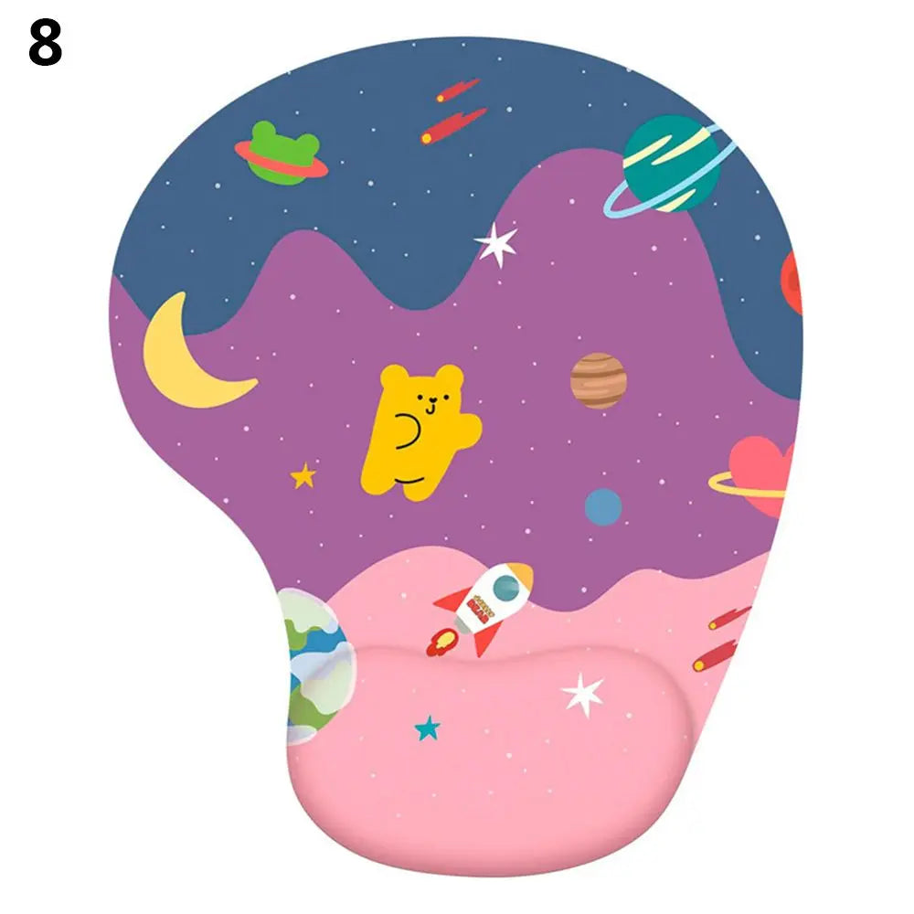 Skorter | Ergonomic Silicone Wrist Rest Mouse Pad - Non-Slip Hand Support for Desktop & Laptop Gaming