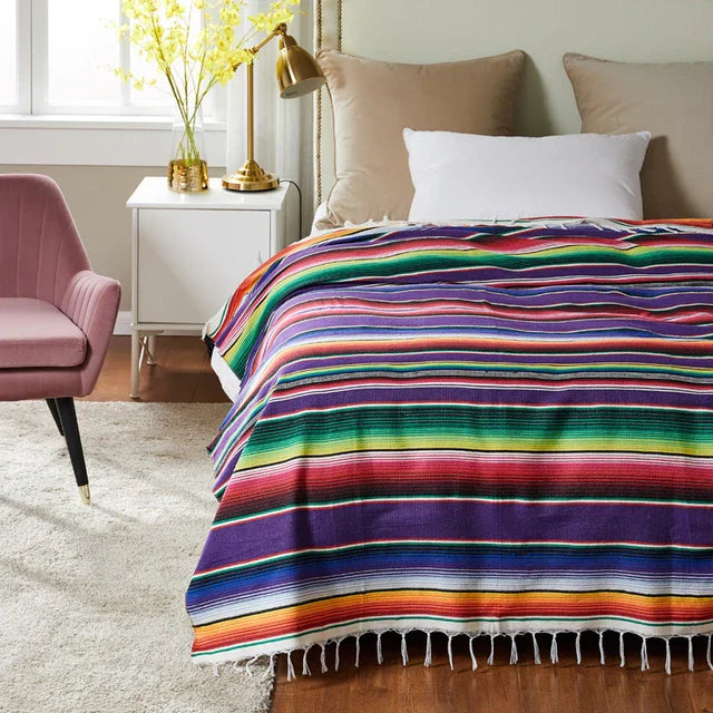 Skorter | Colorful Mexican Serape Blanket
