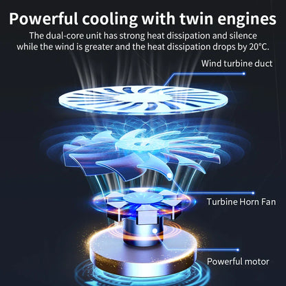 Skorter | 17-Inch Gaming Laptop Cooling Pad with LED Fans