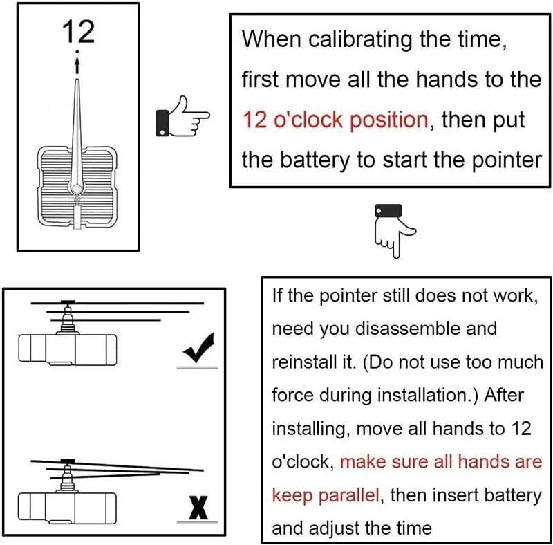 Skorter | Tyst väggklocka av akryl och trä