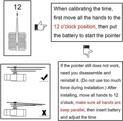 Skorter | Tyst väggklocka av akryl och trä