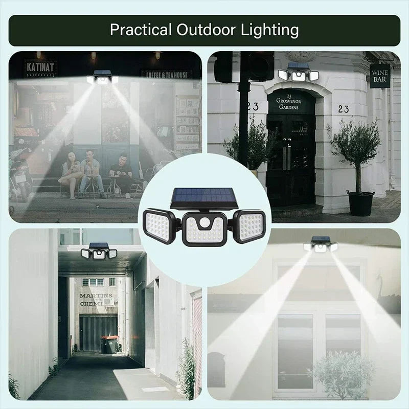 Skorter | Power Save Motion Activated Outdoor Solar Lamp
