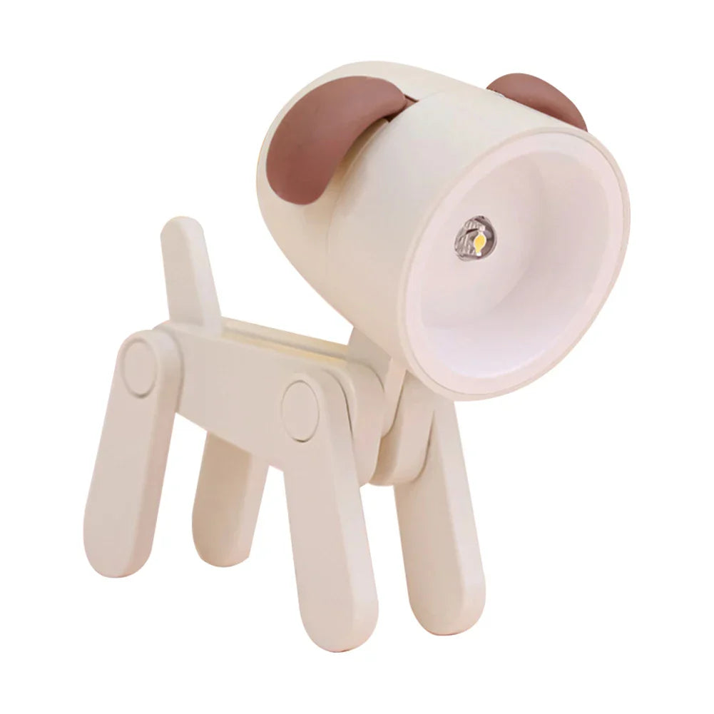 Skorter | Cute LED Night Light - Mini Dog, Deer, Dinosaur Folding Table Lamp for the Children's Room