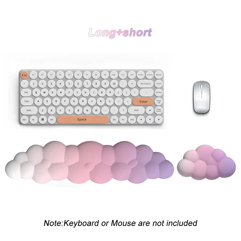 Skorter | Ergonomic Memory Foam Keyboard & Mouse Wrist Rest Set