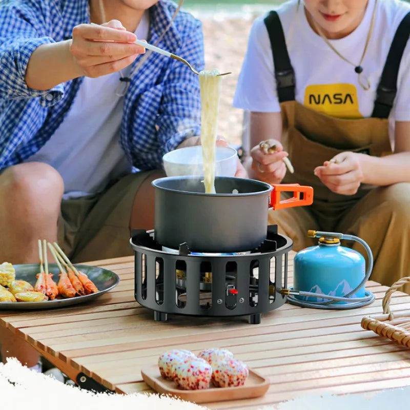 Skorter | 7-Core Portable Camping Gas Stove with Electronic Ignition – Kael