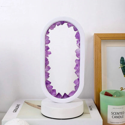 Skorter | Natural Amethyst Crystal Lamp for Relaxation