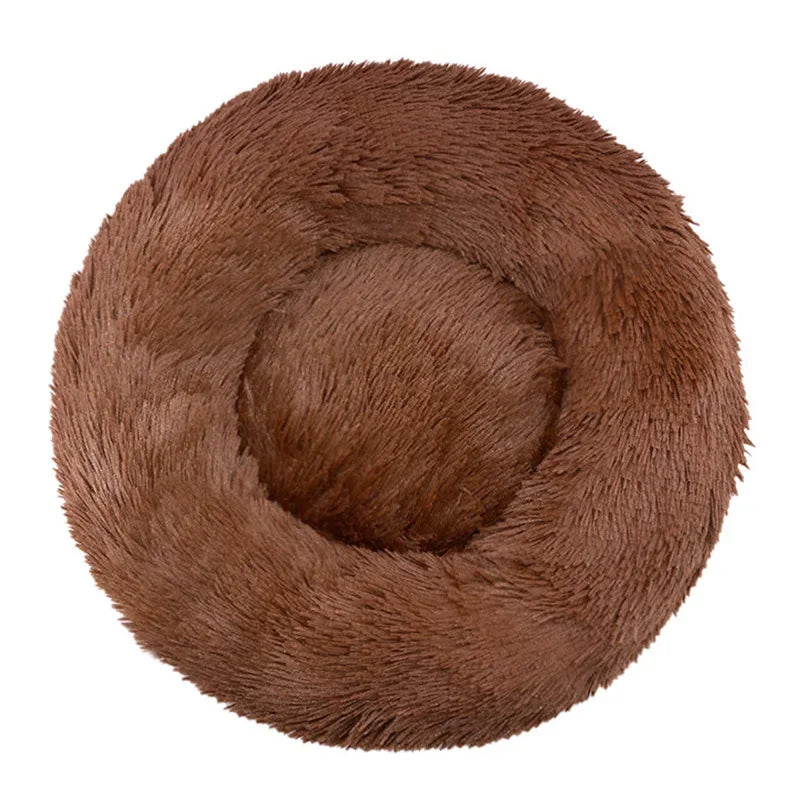 Skorter | CozyNest Plush Round Pet Bed – Washable & Non-Slip