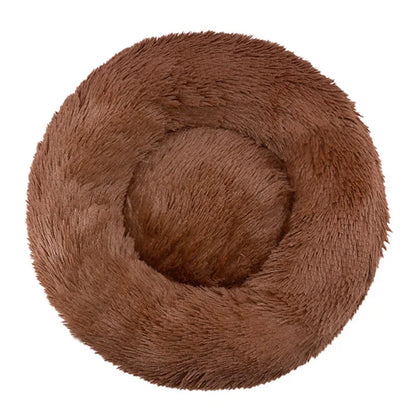 Skorter | CozyNest Plush Round Pet Bed – Washable & Non-Slip