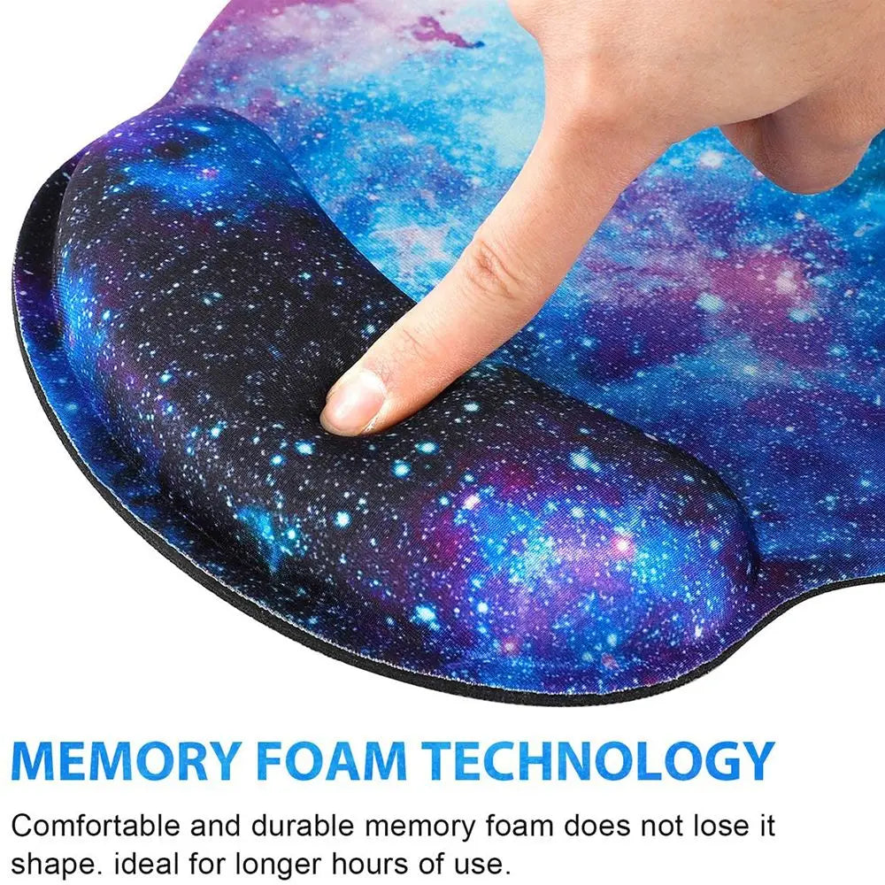 Skorter | Ergonomic Silicone Non-Slip Wrist Rest Gaming Mouse Pad
