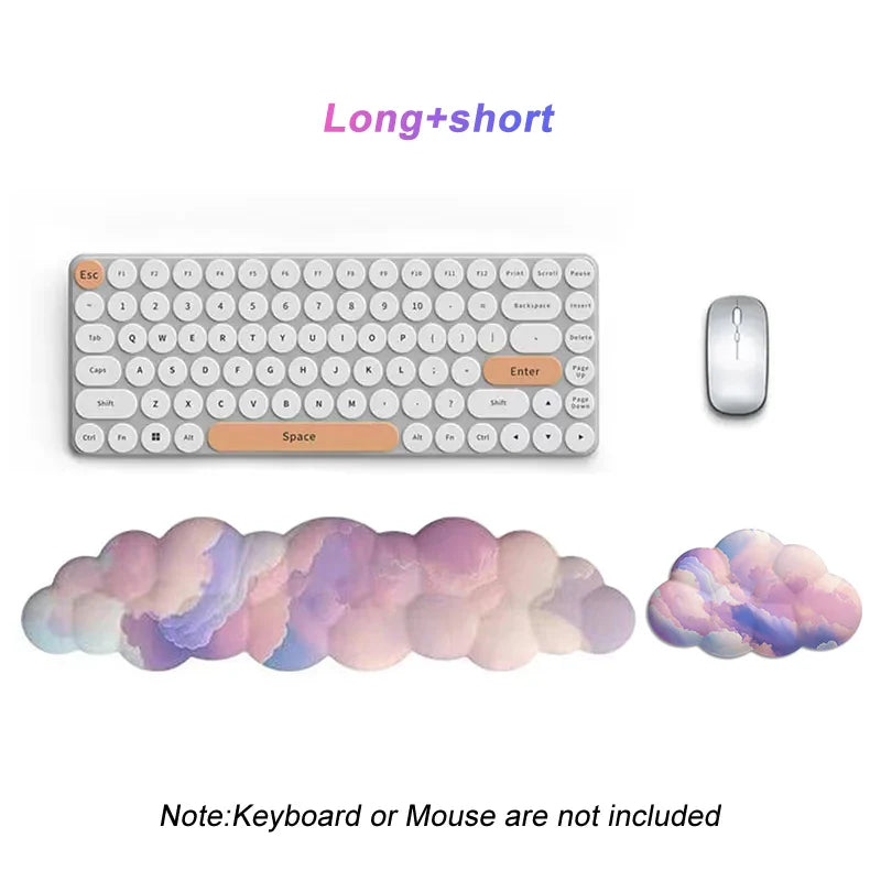 Skorter | Ergonomic Memory Foam Keyboard & Mouse Wrist Rest Set