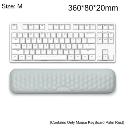 Skorter | Ergonomic Memory Foam Wrist Rest Mouse Pad - Office Typing Support Desk Mat