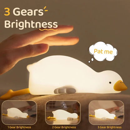 Skorter | Goose Children's Room Night Light - USB Rechargeable Touch Lamp