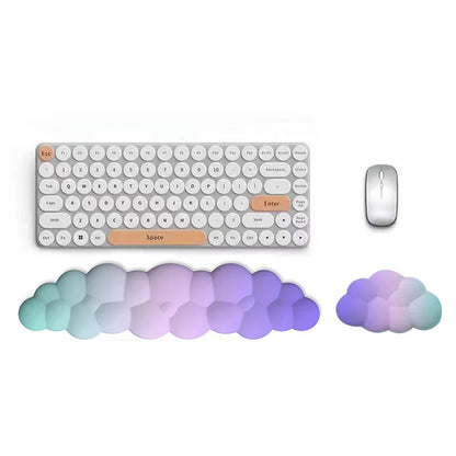 Skorter | Ergonomic Memory Foam Keyboard & Mouse Wrist Rest Set